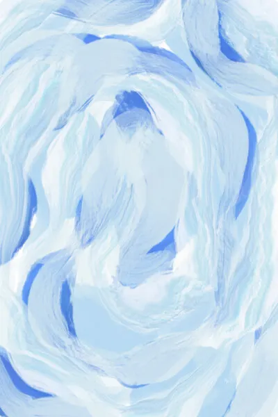 Abstract Blue Wave Swirl, wall art by Martina