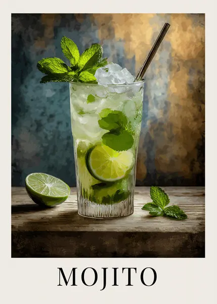 Refreshing Lime Mojito, wall art by Andreas Magnusson
