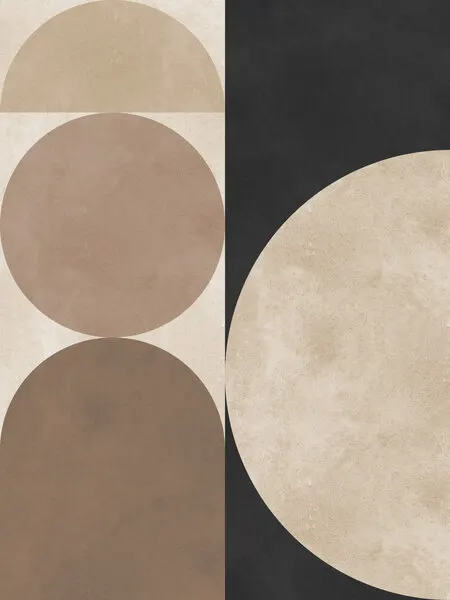 Abstract Moon Shapes, wall art by Vitor Costa