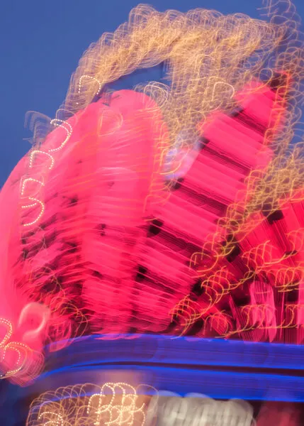 Blurred Neon City, wall art by Pictufy Studio III