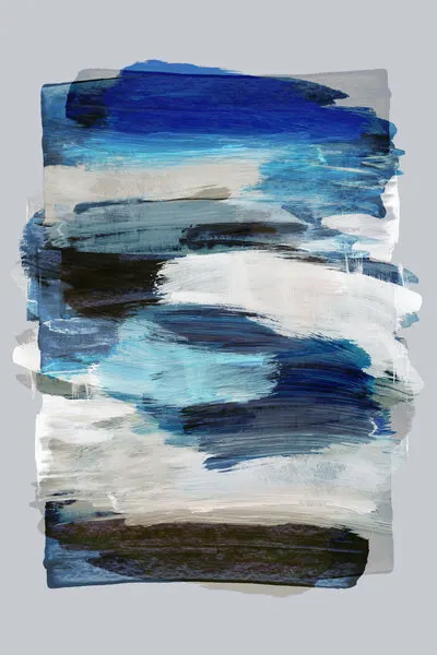 Abstract Brush Strokes 78Y, wall art by Mareike Böhmer
