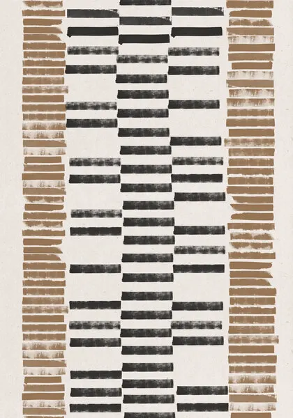 Striped Harmony, wall art by THE MIUUS STUDIO