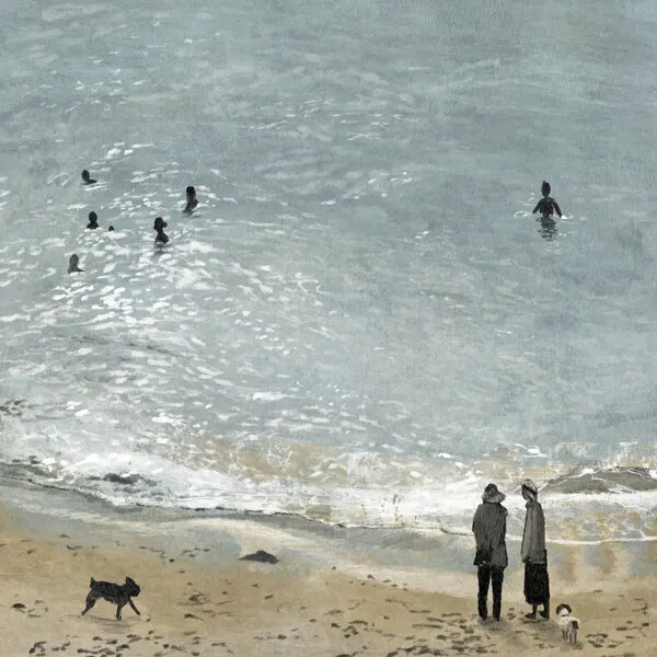 Bamaluz Beach, wall art by Dan Hobday