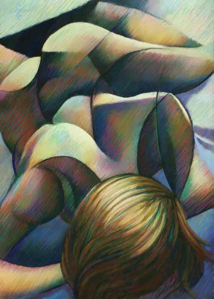 Serene Abstract Figure, wall art by Corné Akkers