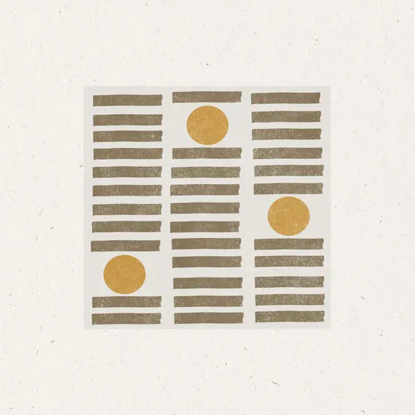 Golden Harmony, wall art by THE MIUUS STUDIO