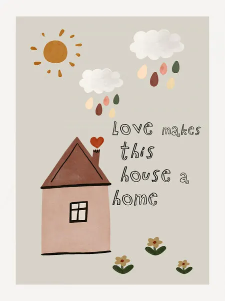 Heartfelt Hearth, wall art by Treechild