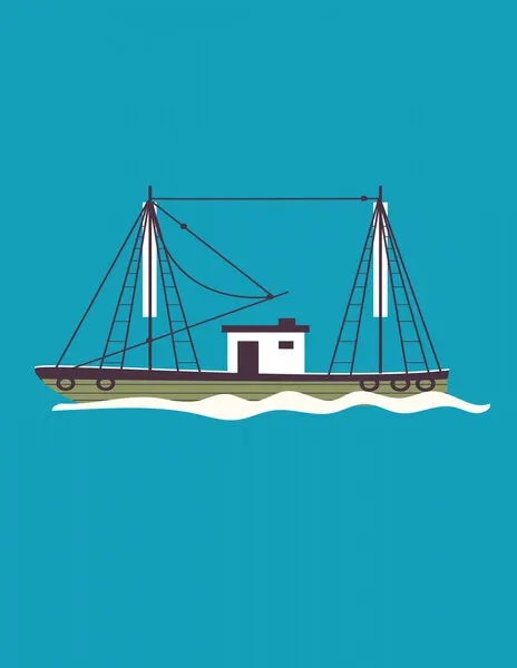 Serene Fishing Vessel, wall art by Nicholas