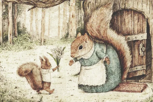 Mothersday, wall art by Mike Koubou