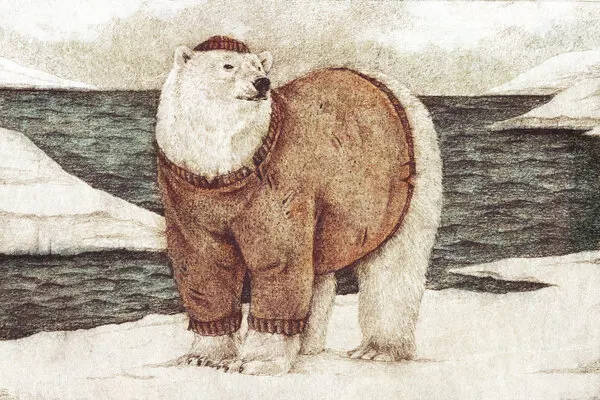 Polar Sailor, wall art by Mike Koubou