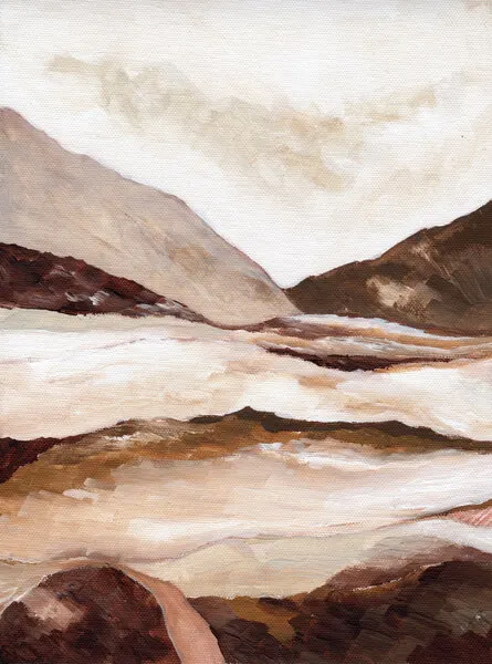 Earthy Mountain Path, wall art by Nikita Jariwala