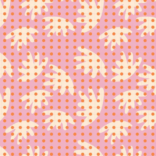 Playful Polka Shapes, wall art by Dina Dankers