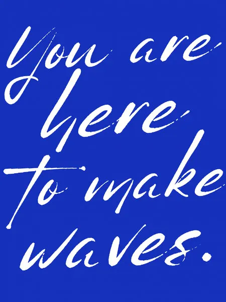 You Make Waves, wall art by Ohkimiko