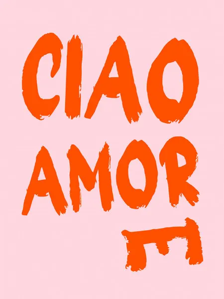 Sweet Ciao Amore, wall art by Ohkimiko