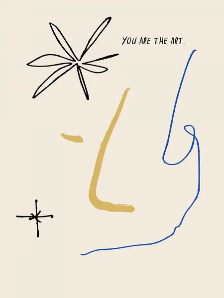Minimalist Muse, wall art by Treechild