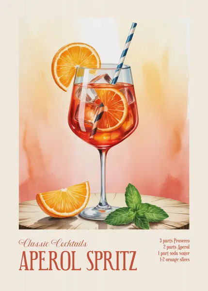 Classic Drink, wall art by Andreas Magnusson