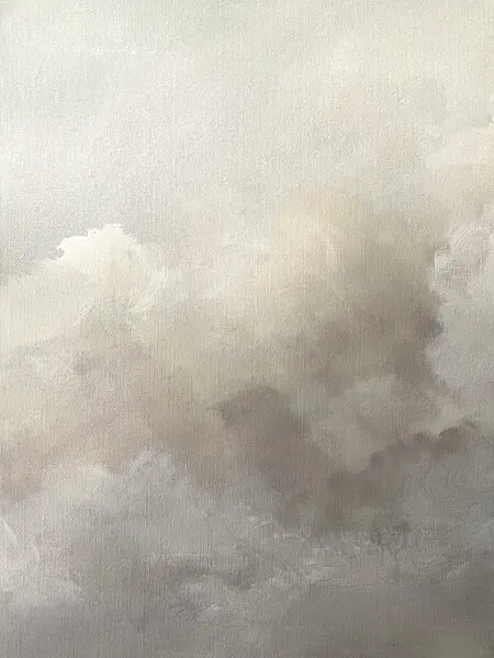 Think Cloud, wall art by Dan Hobday