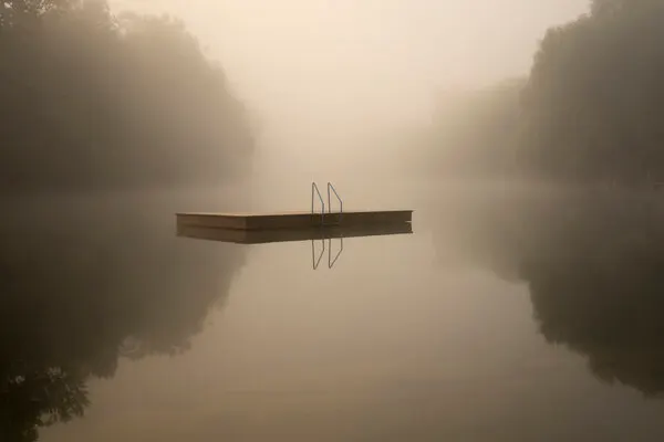 Misty Morning Dock, wall art by Jurij Bizjak