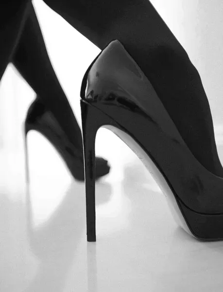 Elegant Black Heels, wall art by Erik Schottstaedt