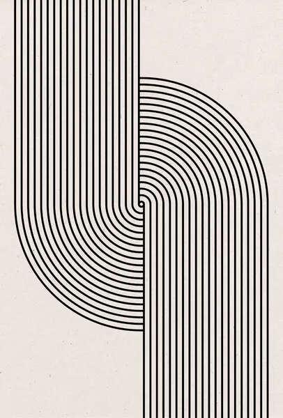 Curved Symmetry, wall art by THE MIUUS STUDIO