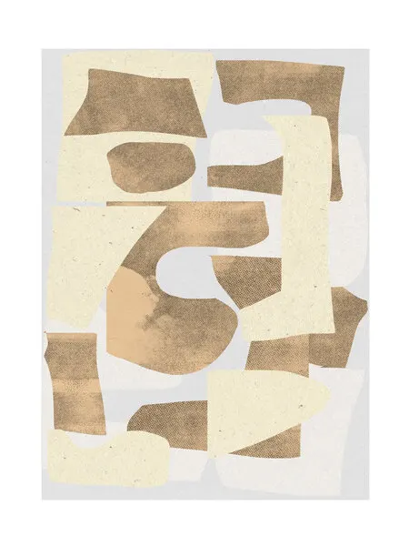 Earthy Fragments, wall art by THE MIUUS STUDIO
