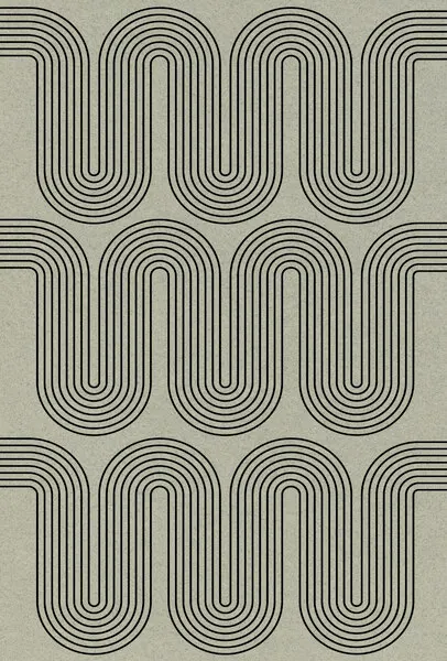 Curved Echoes, wall art by THE MIUUS STUDIO