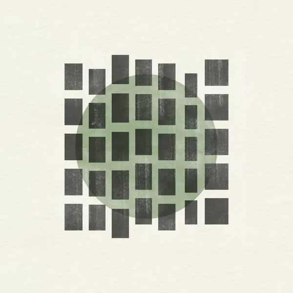 Grid Overlap, wall art by THE MIUUS STUDIO