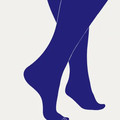 Elegant Blue Legs, wall art by Pictufy Studio II