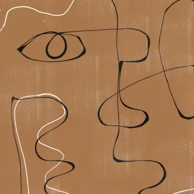 Whimsical Lines, wall art by THE MIUUS STUDIO