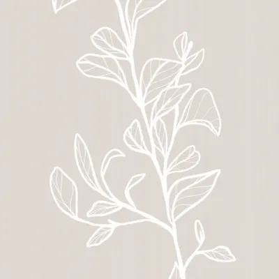 Elegant Botanical Line Art, wall art by Rosana Laiz Blursbyai