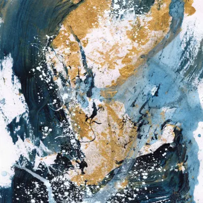 Golden Sea, wall art by Dan Hobday