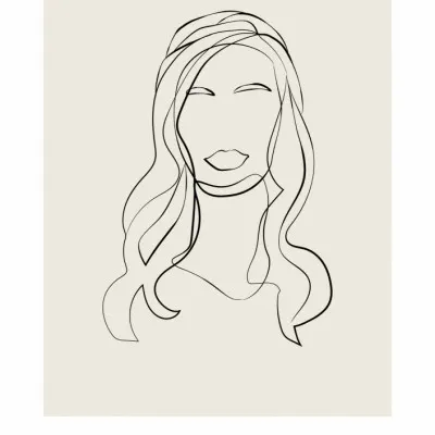 Modern Line Art, wall art by NKTN