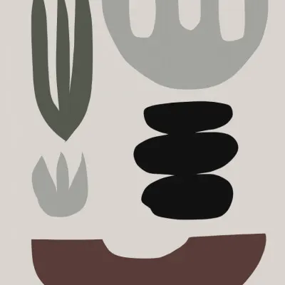 Shapes, wall art by Dan Hobday