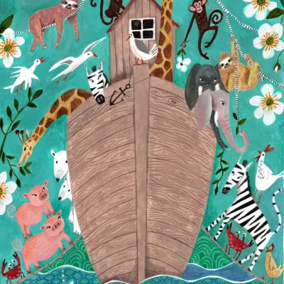 Arc of Noah, wall art by Caroline Bonne Müller