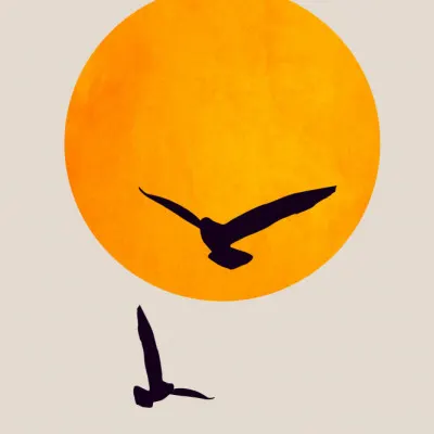 Birds In the Sky, wall art by Kubistika