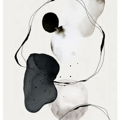 Monochrome Dance, wall art by THE MIUUS STUDIO