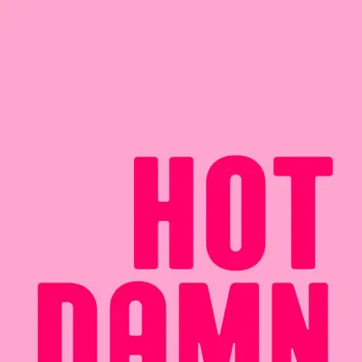 Bold Pink Exclamation, wall art by Athene Fritsch