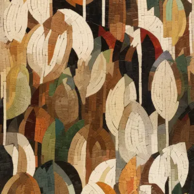 Mosaic Forest Vibrance, wall art by Treechild