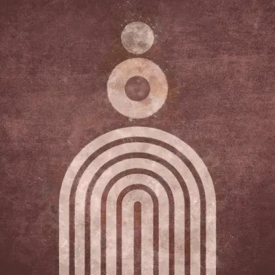 Serene Symmetry, wall art by Emel Tunaboylu
