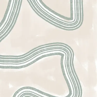 Curved Tranquility, wall art by uplusmestudio