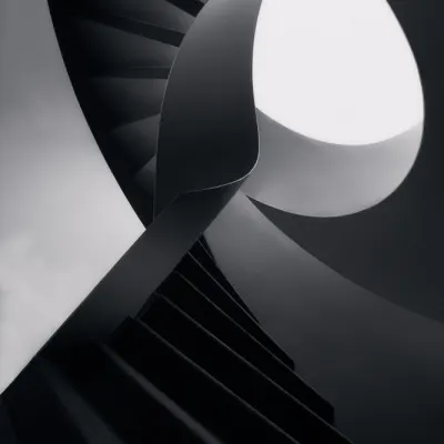 Abstract Spiral Staircase, wall art by Olavo Azevedo