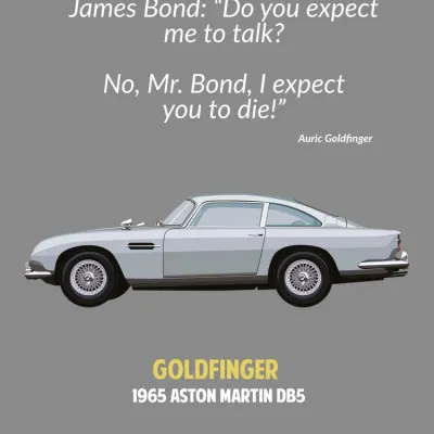 Classic Silver Sports Car, wall art by WallChart Art Studio