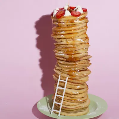 Pancake Mountain Dreams, wall art by Julia Ramiro