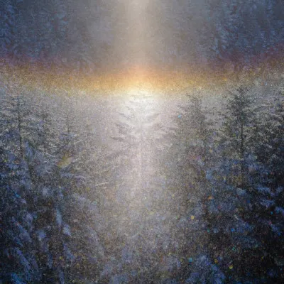 Winter Forest Sun Halo, wall art by 土屋正英/Masahide Tsuchiya