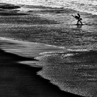 Surfer And The Waves, wall art by Jois Domont ( J.L.G.)