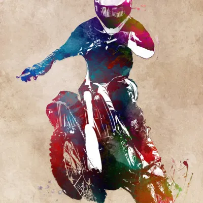 Motor Sport Art 8, wall art by Justyna Jaszke