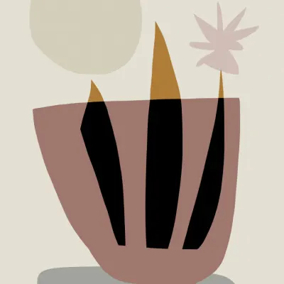 Plant Cutting, wall art by Dan Hobday