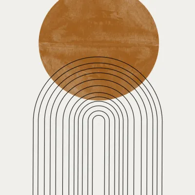 Golden Arch Echoes, wall art by THE MIUUS STUDIO