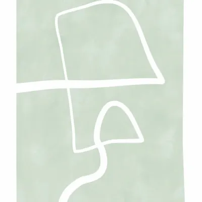 Gentle Curves Maze, wall art by Elena Ristova