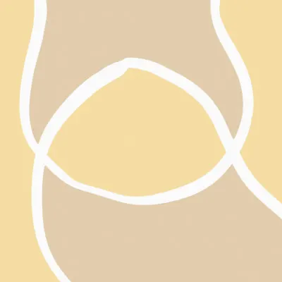Soft Abstract Curves, wall art by Pictufy Studio
