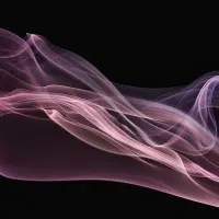 Purple Pink Smoke Flow, wall art by Heidi Westum